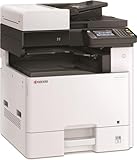 Kyocera Ecosys M8124cidn Farblaserdrucker Multifunktionsgerät: Drucker Scanner Kopierer, 24 Seiten pro Minute. Din A3 Drucker inkl. Mobile-Print-Unterstützung für Smartphone und Tablet