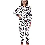 A2Z 4 Kids Baumwolle Onesie Für Kinder Strampelanzug Pyjama - Cotton Onesie 154 White 9-10