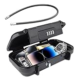 Tragbarer Tresor mit Zahlencode, Outdoor Sicherheitssafe Wasserdicht Anti-Diebstahl mit Dicker Abnehmbarem Drahtseil, Strandtresor für Reisen, Strand, Hotel, Camping