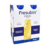 Fresubin 2 KCAL Drink - Hochkalorische Trinknahrung von Fresenius Kabi in 6 Geschmacksrichtungen, 400 kcal pro Flasche (200 ml (4er oder 24er Pack)) (200 ml (4er Pack), Vanille)