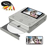 VHS-zu-Digital-Konverter, DVD-Recorder für TV-Aufnahmen, Videorekorder / Camcorder / RCA auf USB-Gerät/SD-Karte/HDD, Smartphone, WiFi auf DVD/USB/SD/HDD-Kopie, kostenlose App-Media-Brenner 【AV-Kabel &