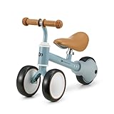 Kinderkraft Laufrad CUTIE, Lernlaufrad, Kinderlaufrad, Lauflernrad, Fahrrad ohne Pedale, Dreirad, Aus Metall, Modernes Design, Sichere Konstruktion, für Kinder ab 1 Jahr, Blau