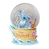 Grupo Erik Schneekugel Disney Stitch Weihnachten Schneekugel Dekoartikel 9 x 10 x 8 cm - Offizieller Disney Fanartikel