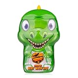 Accentra 2in1 Duschgel DINOPARK ADVENTURE für Körper & Haare - Pflegedusche & Shampoo in dekorativer Dinosaurierflasche, Duschgel in Dino-Design, 400ml, Duft: Apfel, Geschenkidee für Kinder und Jungen