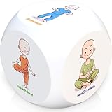 GLÜCKSGUT® Anti Stress Würfel | ACHTSAMKEIT mit Yogo | Stresswürfel Stressabbau | 6 Motive, Geschenkbox & Anleitung | Anti Stress Spielzeug, Kollegen Geschenk, Büro Geschenk, Anti Stress Geschenk