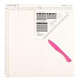 Vaessen Creative Score Easy Mehrzweck Falzbrett cm Offwhite, 30,5 x 30,5 cm, Weiß