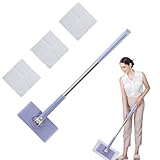 Kompakter Wischmopp | Kleiner automatischer Tuchwechsel-Mopp, Trocken- und Nasswischer, leichtes Reinigungsmopp-Set für Hauswand, Badezimmer, WC, Ecken, Tür, Fenster