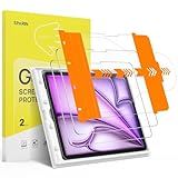 SPARIN 2 Stück Panzer Schutz Glas für iPad Air 13 Zoll M2 (2024) Schutzfolie, Auto-Installation, Displayschutz für iPad Air 6. Generation, Anti-Kratzen, Anti-Bläschen, HD-Klar