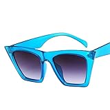 Equirider Frauen Übergroße quadratische Sonnenbrille Unisex große Katze Auge Brille Outdoor Reise Reitverbot Sonnenbrille
