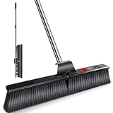 ZNM Straßenbesen, 63cm Breit Besen mit Stiel, Stabil Industriebesen mit Steifen Borsten, 141.5cm Gartenbesen Kehrbesen Hofbesen für Reinigung Garten Terrasse Haushalt Balkon