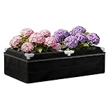 Boxbett aus Stoff – rechteckiger Pflanztopf, langlebiger Anzuchtbehälter, atmungsaktiver Gartenerdhalter, leichter Gemüse-Pflanzkasten mit robustem Rahmen | insta