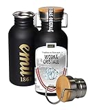 Emil Wodka Cristall 38% 0,5l Edelstahl Kanne