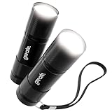 greate 2x LED Taschenlampe klein & hell für Handtasche inkl. Batterien - Aluminium Mini Taschenlampe batteriebetrieben mit 175 Lumen - Kleine Taschenlampe Kinder & Erwachsene - Torch Light Flashlight