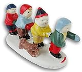 Craft Supply Weihnachts-Sammelfigur aus Glas für Weihnachtsdorfbevölkerung, ca. 6,3 cm hoch (Carolers 1)
