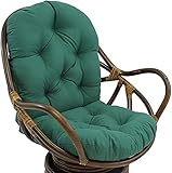 Sitzkissen für Gartenbank, 120 x 60 cm dick, rechteckig, für Innen- und Außenbereich, weiche Bankauflage für Schaukelsofa, wasserdicht und nur Kissen