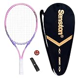 Senston Tennisschläger 23 One-Piece-Design Tennis Schläger Set mit Tennistasche,Overgrip,Vibrationsdämpfer