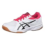 Asics Damen Upcourt 3 Squashschuhe, Weiß (Weiß/Pixel Rosa), 41.5 EU