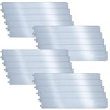 VOUNOT® Rasenkante verzinkt Metall 20m, verzinkt Beeteinfassung Beetumrandung Mähkante, Länge 100cm Höhe 18cm, 20 Stück