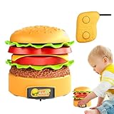Lokaquk Hamburger Remote Control Car, Off Road Vehicle, Off-Road Hamburger Remote Control Car, Detachable Assembly Toy - 360-Degree Rotating Vehicle And Fun Squeeze Toy For Kids