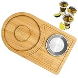 Margarita-Salz-Rimmer – Geschmacksverstärker für Getränke, Bastelwerkzeug aus Holz, kompaktes Mixologie-Zubehör, Hilfe bei der Zubereitung von Riegeln | Für die Party zu Hause im Restaurant verwenden