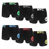 Uizuooy Boxershorts Jungen Unterhosen aus Baumwolle Kinder Unterhosen mit Weiche Junior Boxer Shorts Pantys Unterwäsche für Jungen 6er Pack UN4 158-164