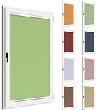 NIBLO Wabenplissee zum Bohren Faltrollo für Fenster nach Maß Doppel Jalousie in der Glasleiste Thermo Blickdicht Rollo Farben (mit Schrauben, Breite 22-120cm, Höhe 25-130 cm)