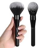 MBAIYO 2 Stück Großer Puderpinsel, Professioneller Make-up-Pinsel Powder Brush Puder Schminkpinsel Rougepinsel Konturpinsel Kosmetikpinsel Set für Bronzer Blush Rouge Verblenden Concealer Foundation