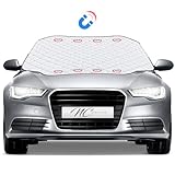 NC design Premium Auto Frontscheibenabdeckung Winter mit 8 Magneten - Schützt vor Schnee & Frost - Frostschutz Auto Frontscheibe, Universelle Windschutzscheibenabdeckung - 114x145cm