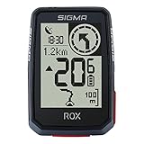 SIGMA Unisex – Erwachsene Black ROX 2.0 Navi Fahrrad GPS, GLONASS, spritzwassergeschützt, Schwarz, 44,9 x 73,6 x 18,4 mm