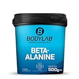 Bodylab24 Beta-Alanine Pulver 500g, 100% reines Beta-Alanin-Pulver, ohne weitere Zusatzstoffe, hochwertige Sport Nutrition für Leistungssteigerung