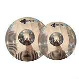 Cymbals Splash Becken 20,3 cm für Schlagzeug, traditionelles Finish, Messing, Jazz-Trommel, Messing-Tücher, traditionelles Messing-Trommel-Set (25,4 cm)