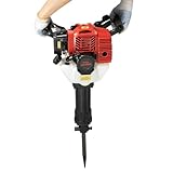 ACROSSPART 2,5PS 2-Takt Benzin Abbruch Hammer Stemmhammer Schlagbohrschrauber Multifunktionale Geringes Rauschen Schlagbohrer Profi Demolition mit Bohrer Set