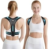 ZINUU Haltungskorrektur Herren Damen - Upgrade Rücken Geradehalter, Rückenstützgürtel, Komfortabler Rückengurt, Schultergurt, Verstellbare und Atmungsaktive Haltungstrainer, M(30'-35.4')