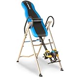 EXERPEUTIC 225SL Inversionstisch mit Airsoft-Knöchelhalterungen, Sicherheitsratschensystem Surelock und Lendenwirbelstütze, Mehrfarbig, SKJJF344