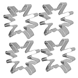 VICASKY 4 Stück Teiliges Halloween Keks Ausstecher Spinnenform Edelstahl Backzubehör für DIY Plätzchen Fondant Kuchen Dekoration Backwerkzeug