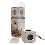 LADRON MIT ALARGO Power Cube + 2 USB GRAU