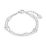 s.Oliver Armband Edelstahl Mädchen Kinder Armschmuck, 14+2 cm, Silber, Kommt in Schmuck Geschenk Box