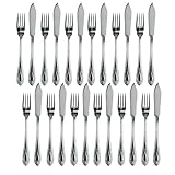 CRC Koln 1285 Deco Fisch-Set, 26-teilig, Edelstahl