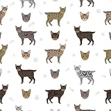 Fototapete Süßes Kätzchen Tapete Selbstklebende Fototapete Wandpapier 44x200 cm Kawaii Folie Dekorfolie Möbelfolie Klebefolie Wanddeko Wandtapete