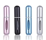 eaacaa 4 Stück 5 ml Parfümzerstäuber, tragbar, Sprühflasche, selbsttätig, Make-up-Flasche, Parfümzerstäuber, Reiseduft