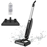 YUGUPAM Kabelloser Waschsauger, 2 in 1, leichter Staubsauger mit LED-Display, automatische Reinigung, doppelte Wassertanks 0,75 l, ideal für hartnäckige Verschmutzungen und harte Böden