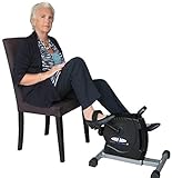 MagneTrainer ER ein leichtes, tragbares Mini-Übungsfahrrad für Beine und Arme - Top of the Range und Top seiner Klasse. Premium-Magnet-Zyklus liefert ultra glatte, ruhige, rucklose freie Übung, eine Alternative zu schwerfälligen aufrechten Fahrrädern. Inspiriert von professionellen Fahrrädern, bietet sein Neo-Antriebssystem 60% mehr Widerstand als ähnliche Fahrräder, perfekt für Fitness, Hilfsrehabilitation und Mobilität, Umlaufprobleme; Unterstützt von Therapeuten und Fitness-Profis.