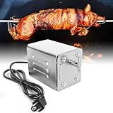 Yontwe 15W SP-S40 60KG/132LBS Edelstahl BBQ Grill Zubehör 2.7 RPM Bräter Elektromotor Ziegenschwein Huhn BBQ Spieß Rotisserie Roaster Grill