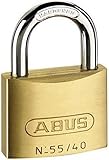 Abus - 55/40 40mm Messing Vorhängeschloss Gleichschließend 5401 - ABUKA02868