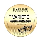 Eveline Cosmetics Variete Mineralpuder Foundation Nr. 02 - Mittlere bis volle Deckkraft mit Hyaluronsäure für trockene Haut - 8g
