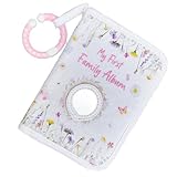 Baby-Showers Fotoalbum mit Brille und weichem Tuch, Erinnerungsbuch für Neugeborene