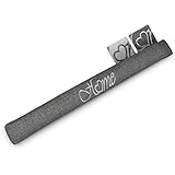 Beautissu Zugluftstopper 90 cm lang Tuuli - 1 kg Windstopper als Türvorleger, Haustür Rolle und Kälteschutz Luftstopper - Luftzugstopper Home Zugluft Stopper in Anthrazit