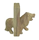 Buchstützen Löwe, afrikanische Steinskupturen, 15 cm, Fair Trade Afrika