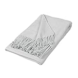 G BETTWARENSHOP Seidendecke AVA Silber 130x170 cm