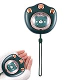 Linsition Handwärmer, wiederaufladbar, 1200 mAh, 2400 mAh, elektrischer Handwärmer, niedliche Katzenklaue, Winterwärmer, Taschengröße, tragbarer USB-Handwärmer für Frauen, Outdoor-Sport